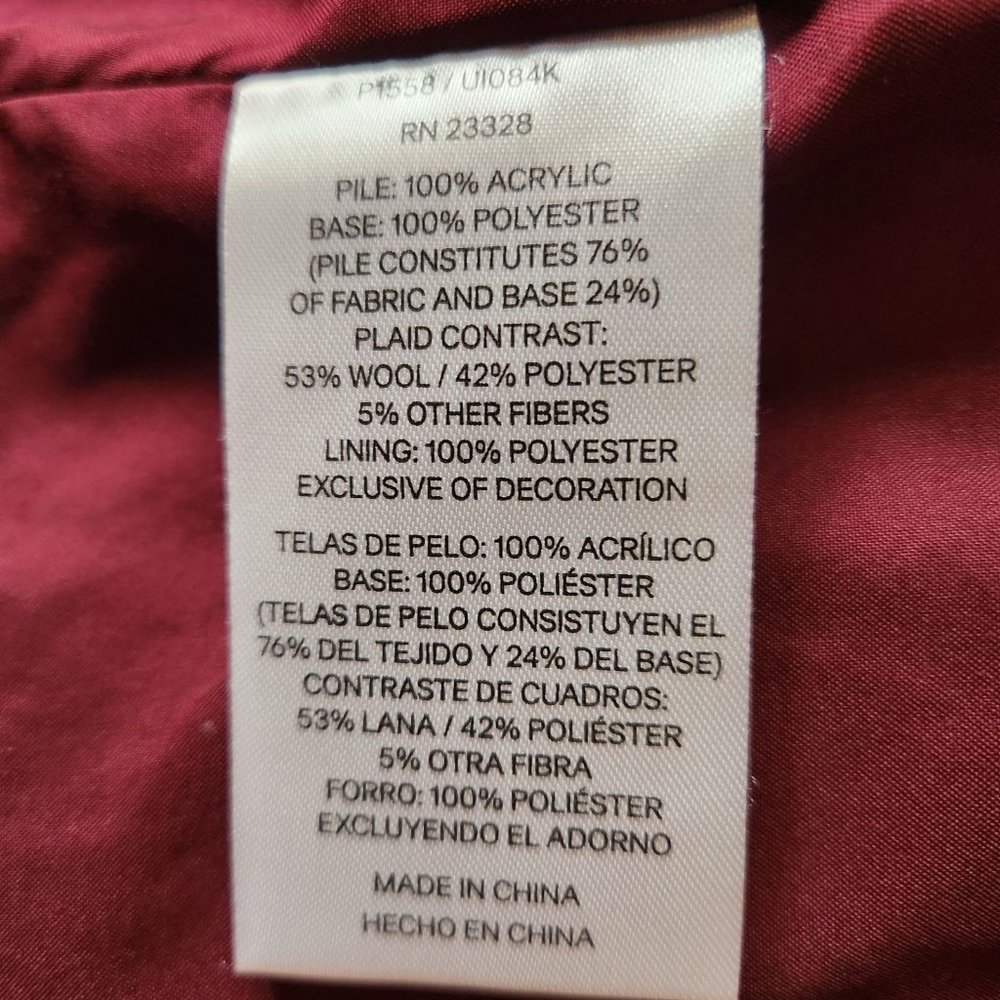 Ladies Pendleton Sherpa Jacket - Size Medium - Picture 5 of 5